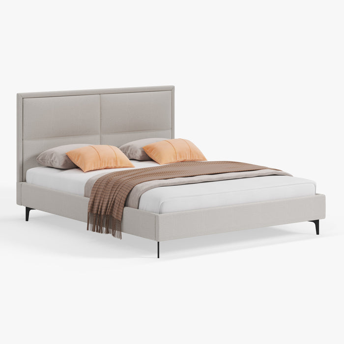 FREJA | מיטה מודרנית עם גב מרובעים מעוצב