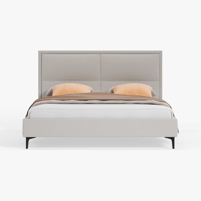 FREJA | מיטה מודרנית עם גב מרובעים מעוצב