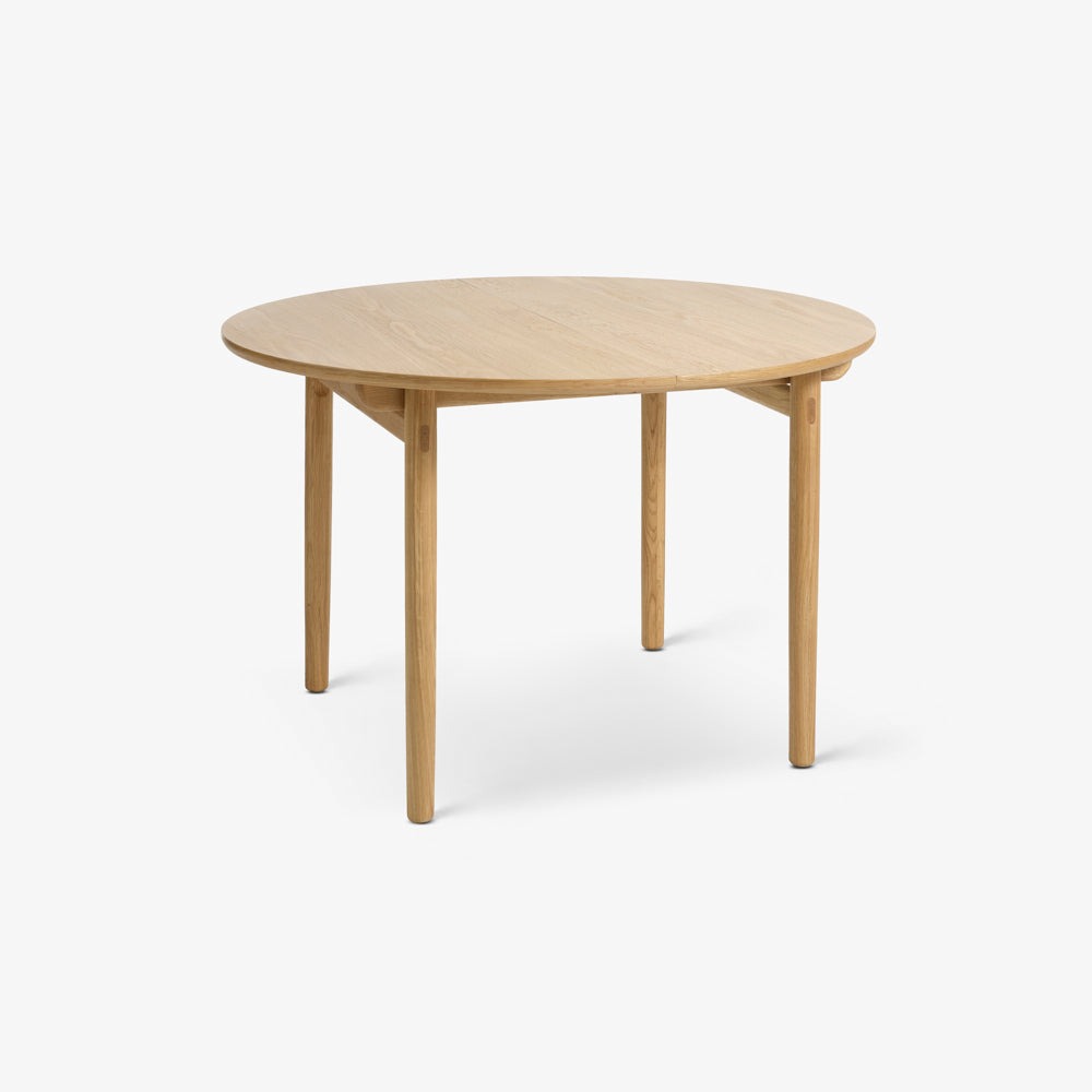 CHIKAO | שולחן אוכל עגול מעץ אלון מלא
