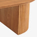 תמונה מזווית מספר 5 של המוצר Aadi | שולחן סלון סקנדינבי אובלי מעץ בגוון טבעי