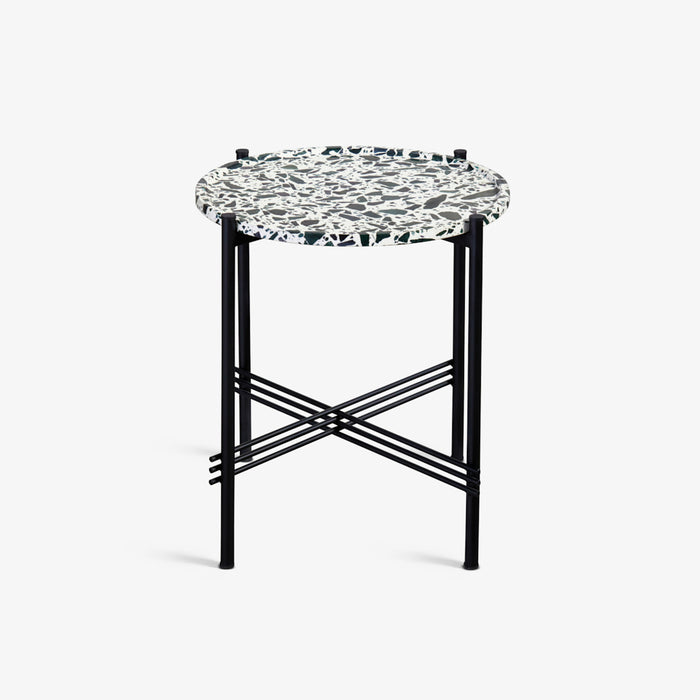 RORO | שולחן צד מודרני מברזל בשילוב שיש טרצו