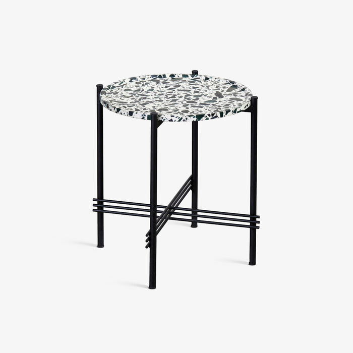 Roro | שולחן צד מודרני מברזל בשילוב שיש טרצו