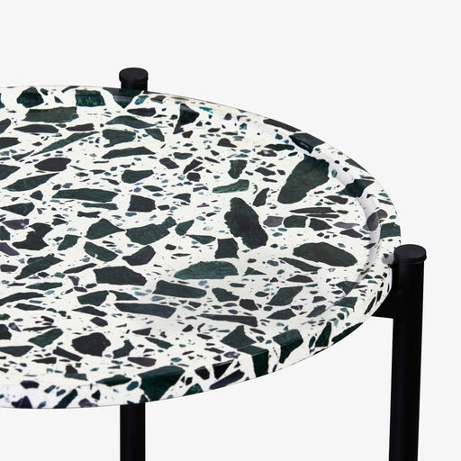 מעבר לעמוד מוצר Roro | שולחן צד מודרני מברזל בשילוב שיש טרצו