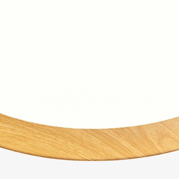 TRINIKA | מנורה צמודת תקרה בשילוב עץ