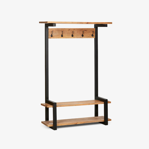 מעבר לעמוד מוצר Hang | ספסל תליה מעץ מנגו עם מסגרת מתכת בגוון שחור