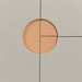 תמונה מזווית מספר 6 של המוצר Shaya | קומודה נורדית אפורה בשילוב ידית אינטגרלית עגולה בגוון אפרסק