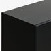 תמונה מזווית מספר 7 של המוצר WAYAN | קומודה מודרנית שחורה בשילוב גוון עץ