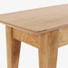 תמונה מזווית מספר 5 של המוצר GORDON | ספסל מעץ אלון בגוון טבעי