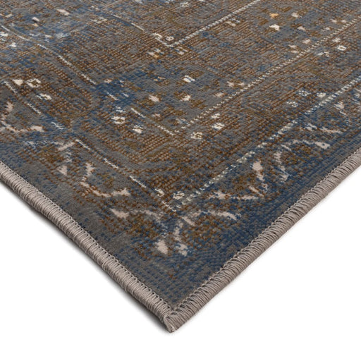 מעבר לעמוד מוצר ALASSANE | שטיח אתני בגווני חום וכחול