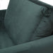 תמונה מזווית מספר 4 של המוצר WINNICOTT | כורסא מודרנית בגוון ירוק מושלם