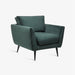 תמונה מזווית מספר 1 של המוצר WINNICOTT | כורסא מודרנית בגוון ירוק מושלם