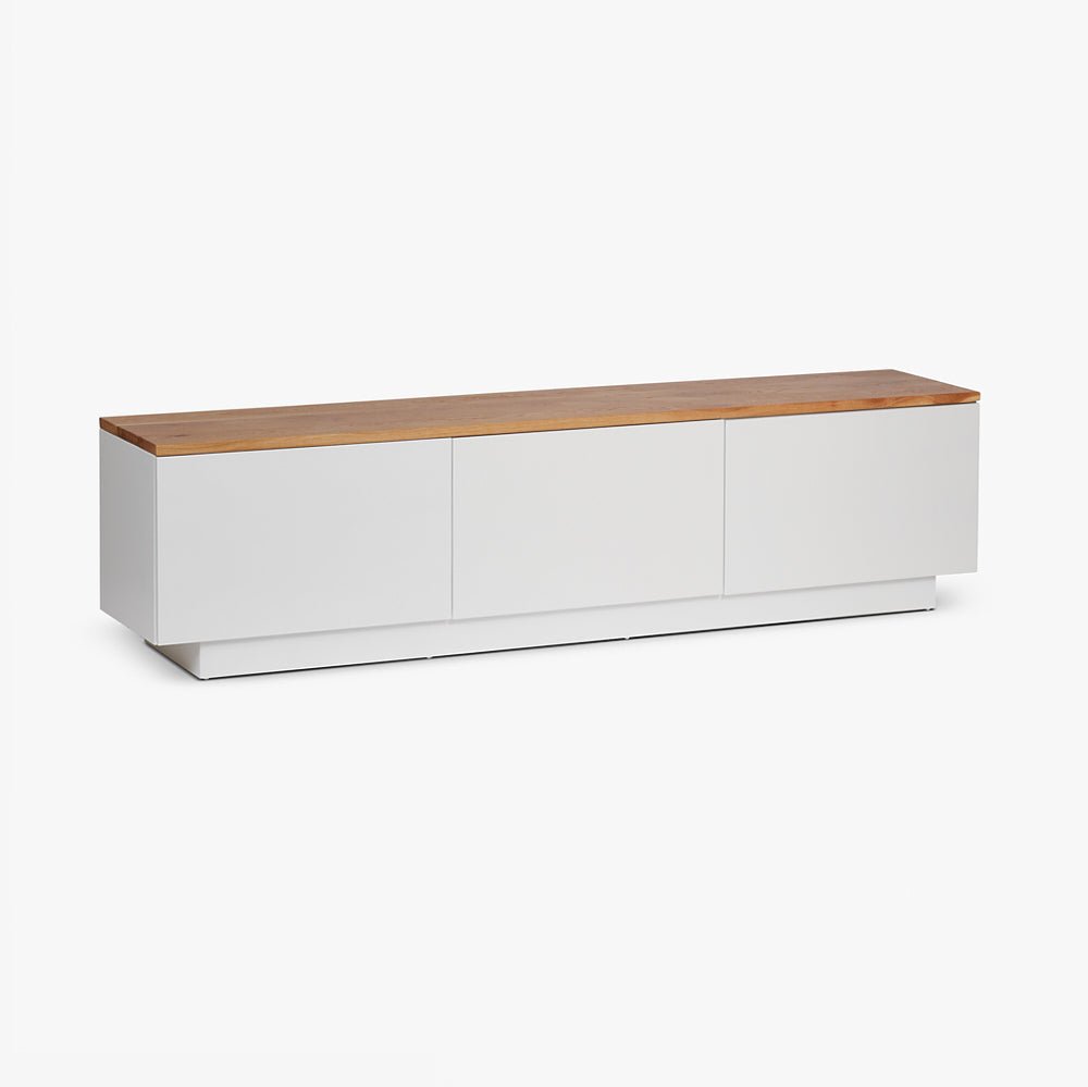 LAMER SIDEBOARD | מזנון עץ לסלון בשילוב עץ אלון בגוון טבעי - KUALA