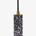 תמונה מזווית מספר 3 של המוצר SHIRINDA | מנורת תליה מעוצבת מטרצו בגוון שחור