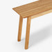 תמונה מזווית מספר 6 של המוצר FLEX | ספסל עץ אלון בגוון טבעי