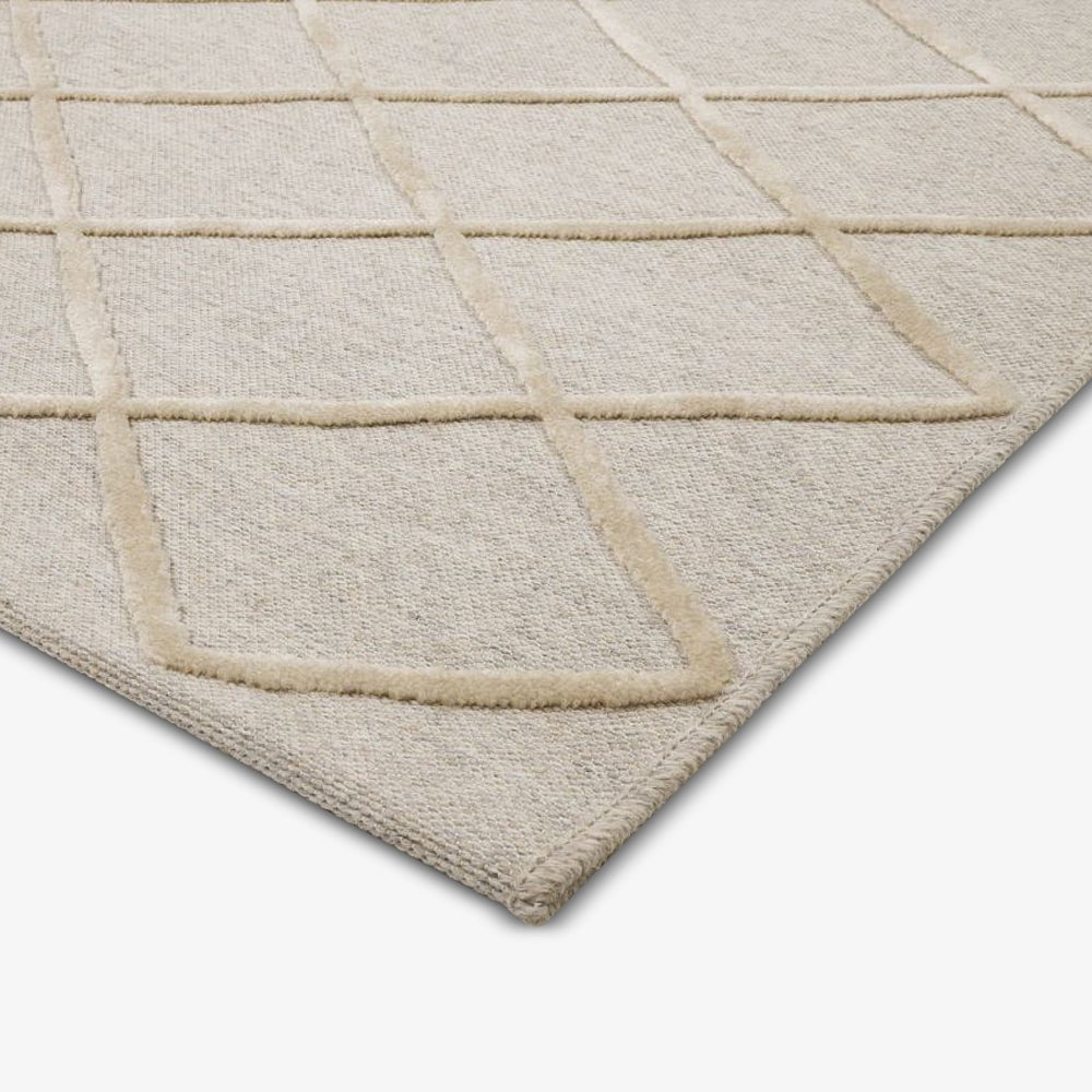 MEGA | שטיח בוהו בדוגמת מעוינים - KUALA