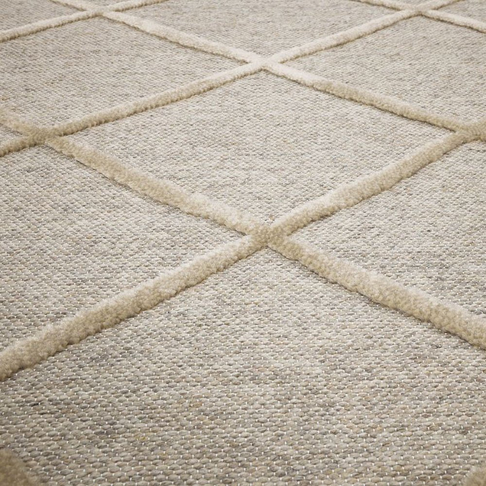 MEGA | שטיח בוהו בדוגמת מעוינים - KUALA