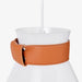 תמונה מזווית מספר 2 של המוצר LOBO | מנורת תליה מעוצבת בשילוב רצועה דמוי עור בגוון כאמל