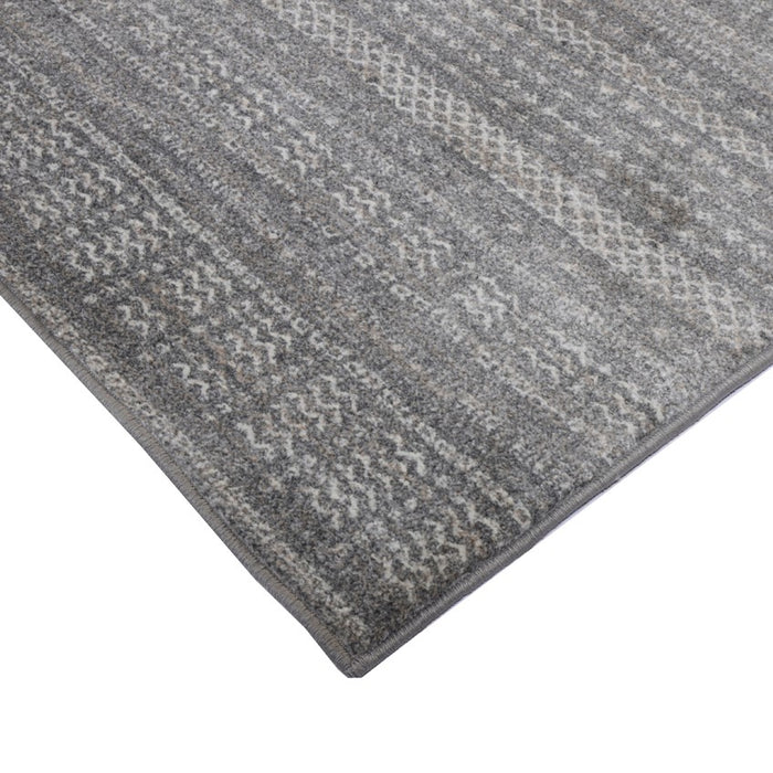 CAEL | שטיח בסגנון שבטי בגווני אפור