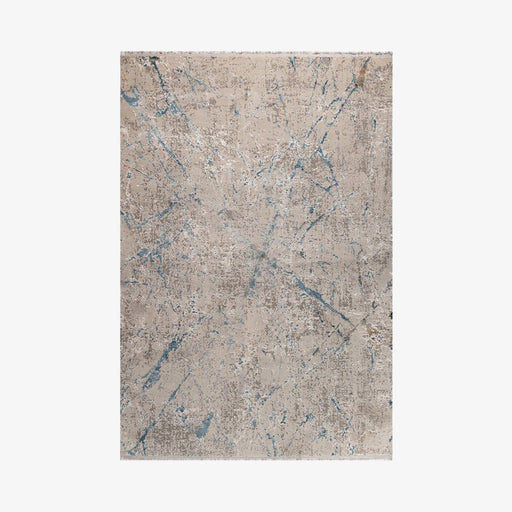 מעבר לעמוד מוצר DARIKA | שטיח מודרני בגווני בז' כחול ואפור