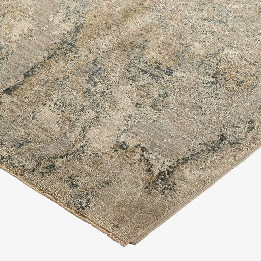 מעבר לעמוד מוצר ANJU | שטיח בעיצוב מופשט בגווני בז' ואפור