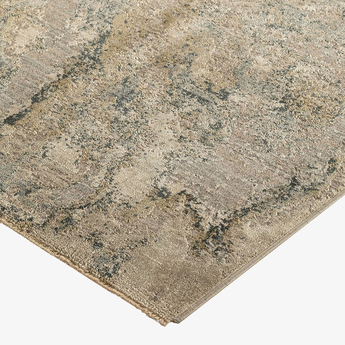 ANJU | שטיח בעיצוב מופשט בגווני בז' ואפור