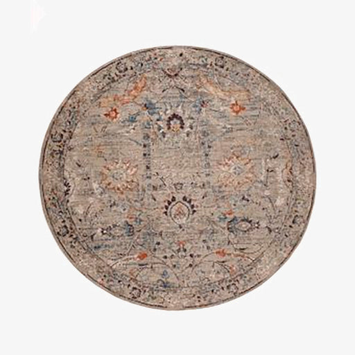 מעבר לעמוד מוצר INAYU | שטיח עגול מעוצב בסגנון אתני