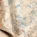 תמונה מזווית מספר 2 של המוצר DHARMA | שטיח בעיצוב מופשט בגוונים של בז' וכחול