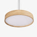 תמונה מזווית מספר 1 של המוצר DORI | מנורת תליה עגולה בגוון עץ טבעי