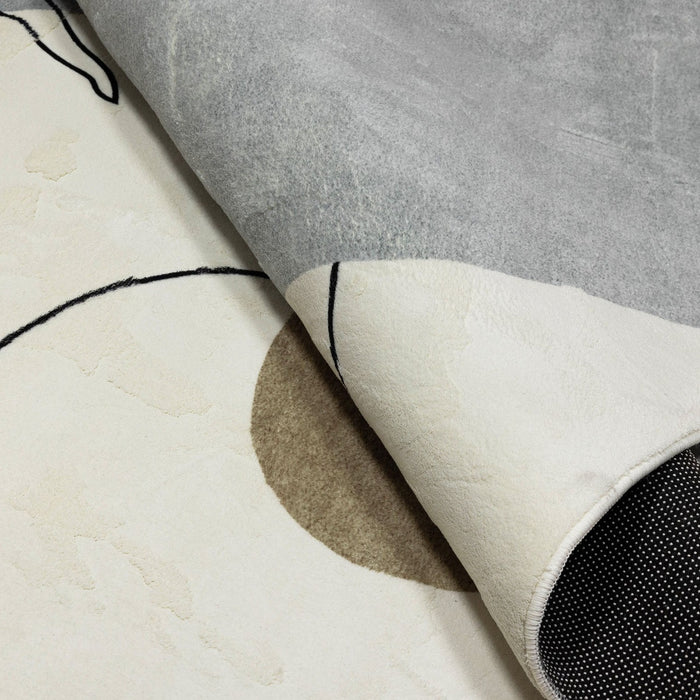 GLENN | שטיח מעוגל בסגנון מודרני