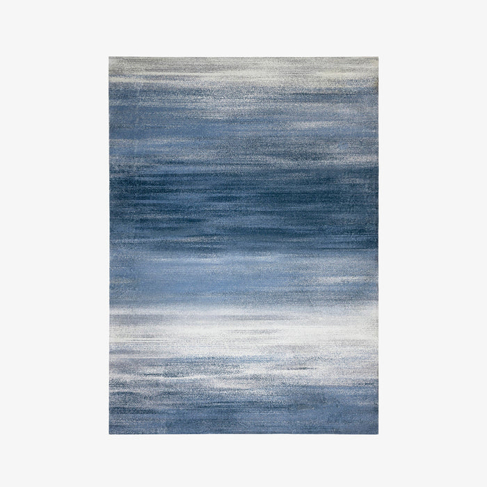 Lasse | שטיח אבסטרקט בגוונים כחולים