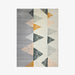 תמונה מזווית מספר 1 של המוצר Guillaume | שטיח צבעוני בדוגמת משולשים