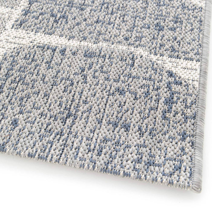 JEROME | שטיח מודרני בדוגמא גיאומטרית ובגוונים קרים