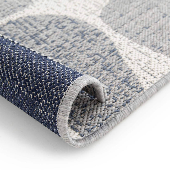 JEROME | שטיח מודרני בדוגמא גיאומטרית ובגוונים קרים