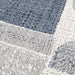 תמונה מזווית מספר 2 של המוצר JEROME | שטיח מודרני בדוגמא גיאומטרית ובגוונים קרים