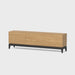 תמונה מזווית מספר 3 של המוצר VILAM | מזנון לסלון מעץ בצבע אלון טבעי