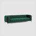 תמונה מזווית מספר 6 של המוצר CANIJA | ספה דו מושבית לסלון בעיצוב וינטג' וריפוד קטיפה רחיץ