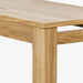 תמונה מזווית מספר 3 של המוצר TORI | ספסל מעץ אלון בגוון טבעי