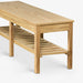 תמונה מזווית מספר 5 של המוצר YUKI | ספסל עץ עם מדף