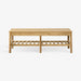 תמונה מזווית מספר 2 של המוצר YUKI | ספסל עץ עם מדף