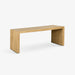 תמונה מזווית מספר 3 של המוצר Seijun | ספסל עץ בגוון אלון