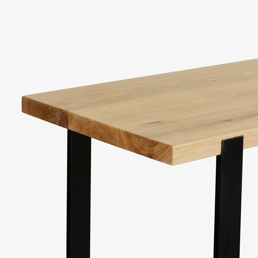 KUMIKO | שולחן בר מעץ מלא בשילוב ברזל