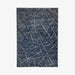 תמונה מזווית מספר 1 של המוצר MEPHO | שטיח מעוצב בסגנון מודרני בגווני כחול ובז'