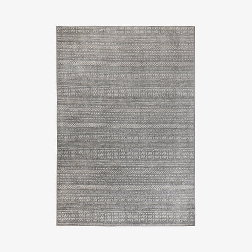 מעבר לעמוד מוצר CAEL | שטיח בסגנון שבטי בגווני אפור