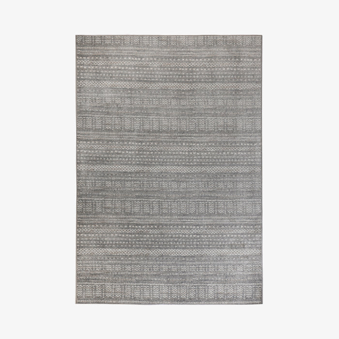 CAEL | שטיח בסגנון שבטי בגווני אפור