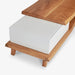 תמונה מזווית מספר 6 של המוצר LIBERO | שולחן עץ אלון עם יחידת מגירה