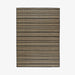 תמונה מזווית מספר 1 של המוצר FAOLAN | שטיח פסים בגווני שחור ושמנת