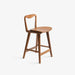 תמונה מזווית מספר 1 של המוצר KERENA | כיסא בר מינימליסטי מעץ עם משענת מעוצבת
