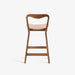 תמונה מזווית מספר 4 של המוצר KERENA | כיסא בר מינימליסטי מעץ עם משענת מעוצבת