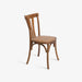 תמונה מזווית מספר 2 של המוצר MALENA | כיסא כפרי בשילוב ראטן בגוון טבעי