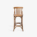 תמונה מזווית מספר 2 של המוצר Moa | כיסא בר כפרי בשילוב ראטן בגוון טבעי
